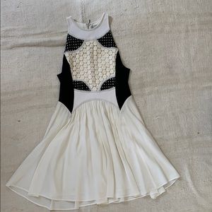 BLESSED ARE THE MEEK flowy boho mini dress